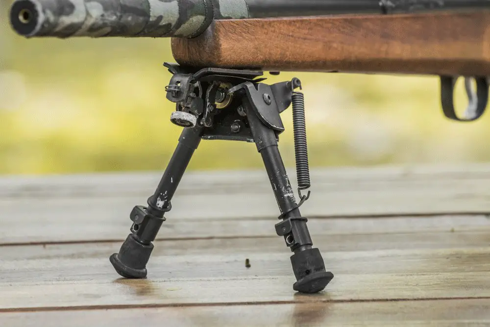 Black Picatinny Swivel Stud Mount Bipod For Hunting Shooting Shotgun/Rifle