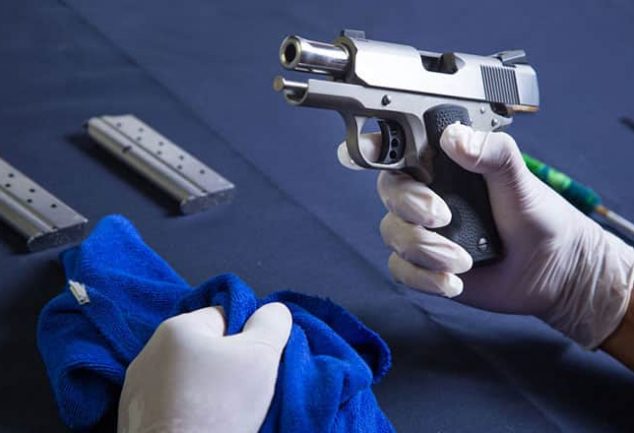 How to clean a handgun
