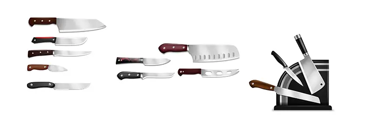 kinds of kitchen knives