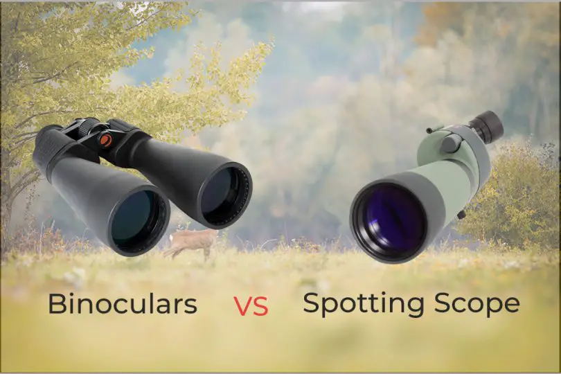 binoculars vs spotting scope