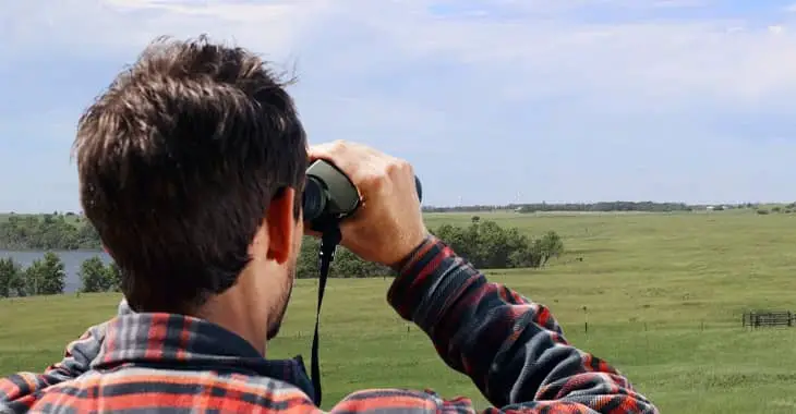Hiking and sightseeing binocular