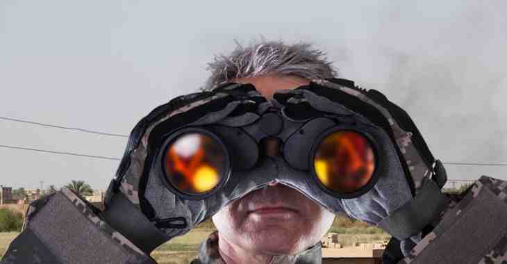Military purposes binocular