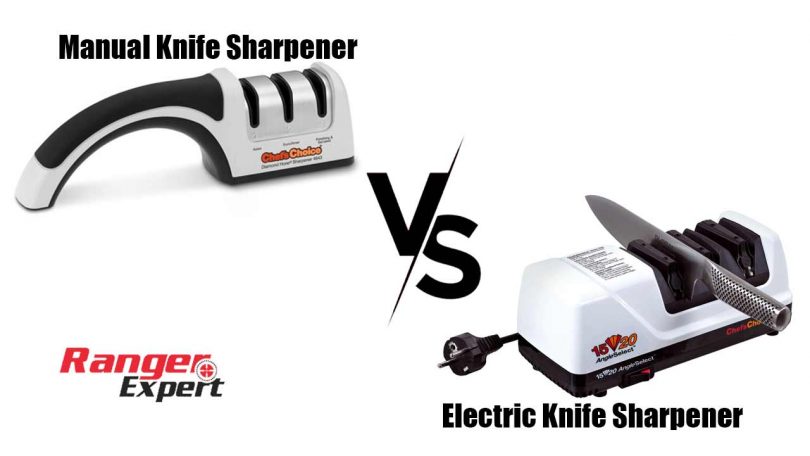 manual vs electric knife sharpener