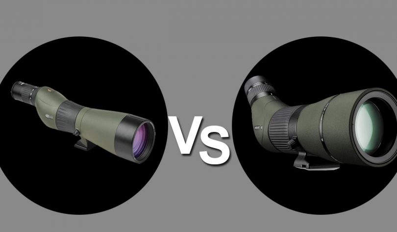 straight vs angled spotting scope