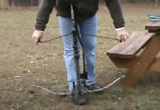 How To Cock A Crossbow With a Rope Cocking Device
