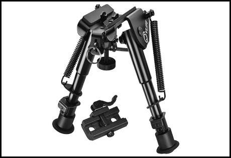 CVLIFE 6-9 Inches Bipod with Quick Release Adapter