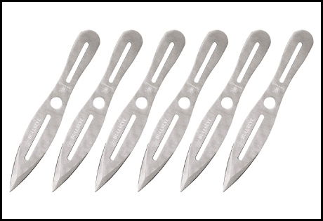 Best throwing knives - Smith & Wesson SWTK8CP Six 8in Stainless Steel Throwing Knives Set with Nylon Belt Sheath