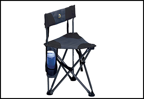 GCI Outdoor Quick-E-Seat Folding Tripod Field Chair with Backrest