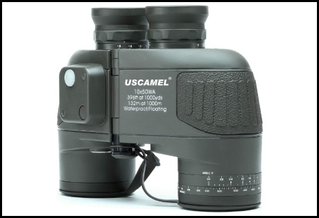 Best rangefinder binocular - USCAMEL 10X50 Marine Binoculars 
