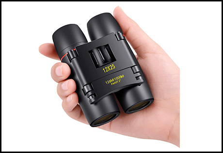 POLDR 12X25 Small Pocket Binoculars