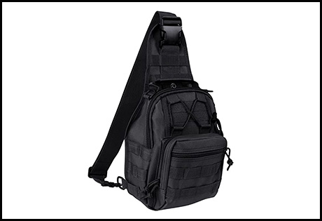 Best Tactical Sling Bag: Qcute Tactical Bag, Single Shoulder Messenger Bag